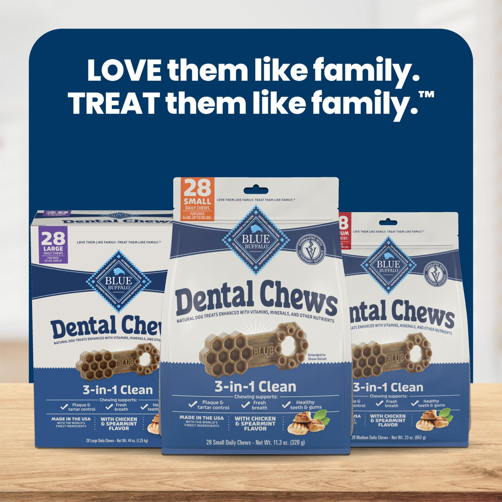 Chicken & Spearmint Small Dental Chews, 11.3 oz, 28 ct Y536508
