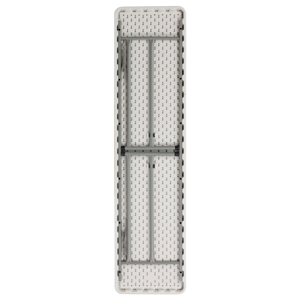 10 Pack 6-Foot Granite White Plastic Folding Table F63076