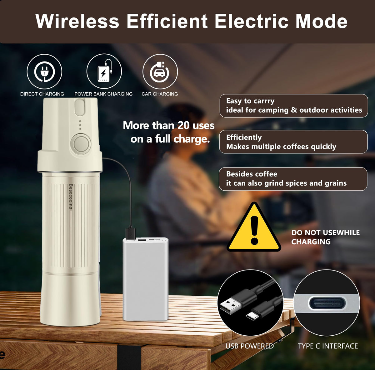 Manual & Electric Burr Coffee Grinder W921