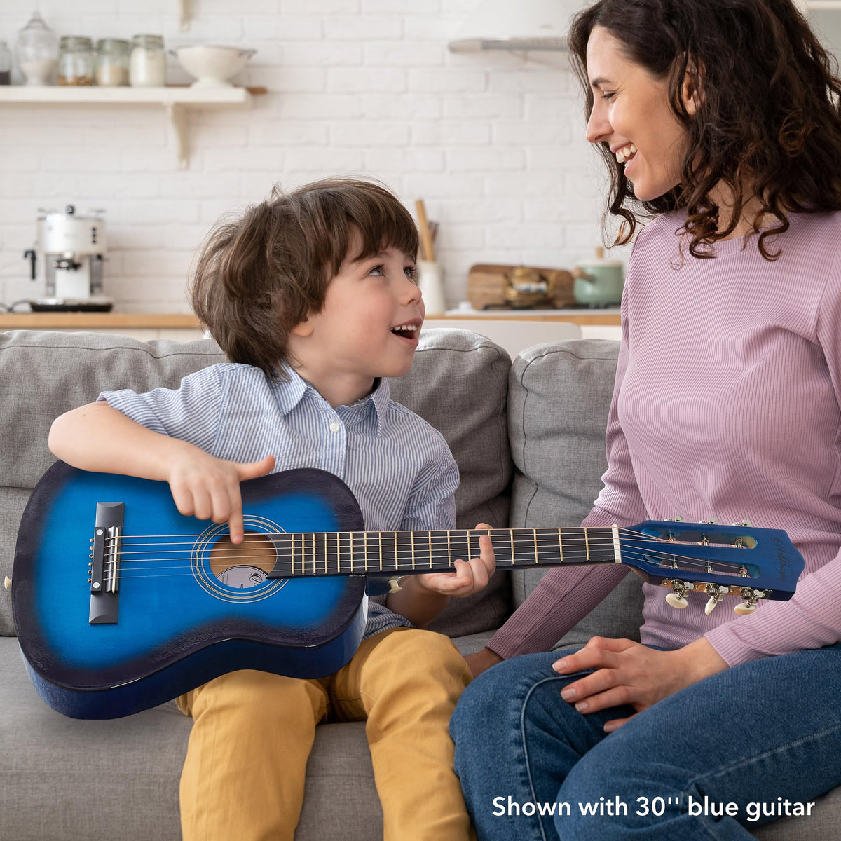 30-inch Kids Acoustic Guitar Beginner Kit with Gig Bag X53801