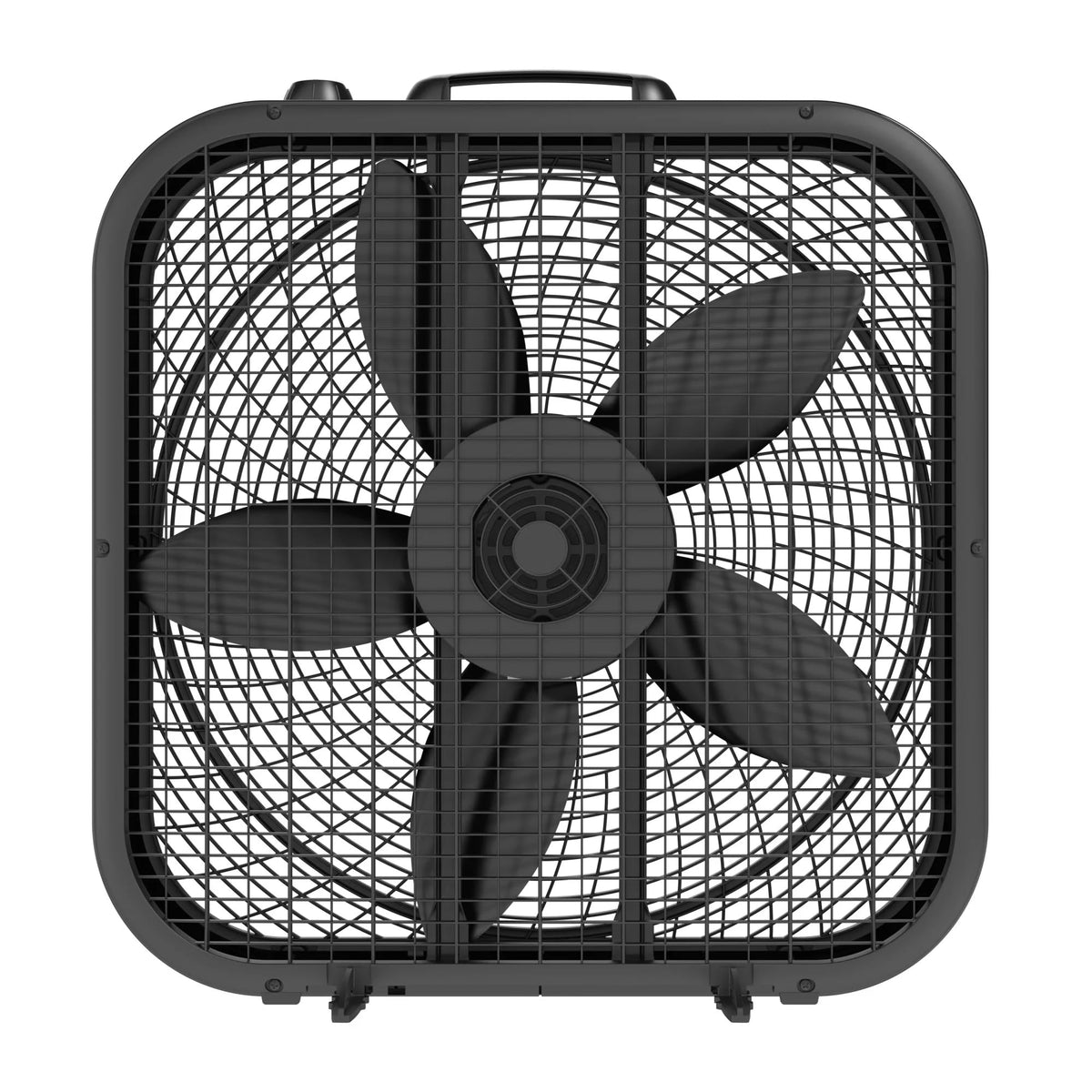 Black 20-inch 3-Speed Box Fan with Handle V862
