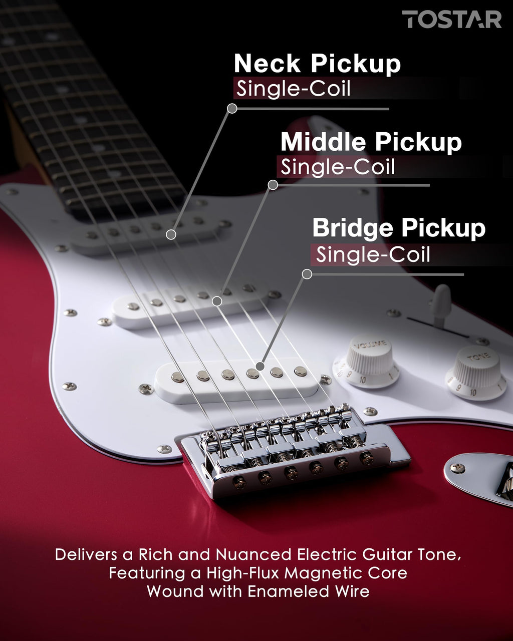 Red Electric Guitar Kit E68433