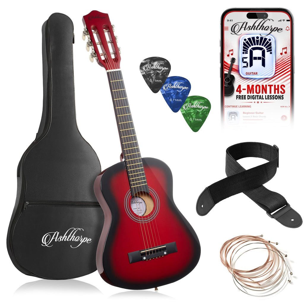 30-inch Kids Acoustic Guitar Beginner Kit with Gig Bag X53801