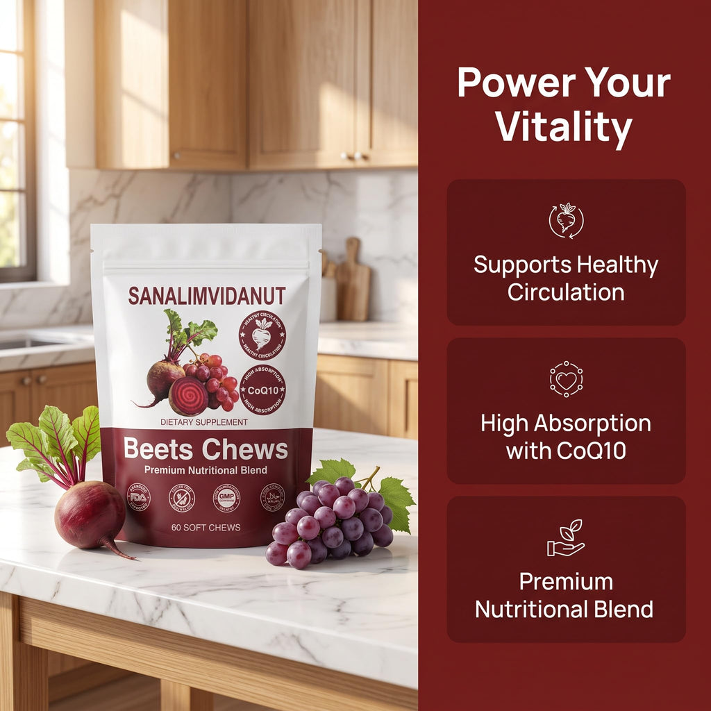 Beet Root Chews 500mg 60 Chews U69289