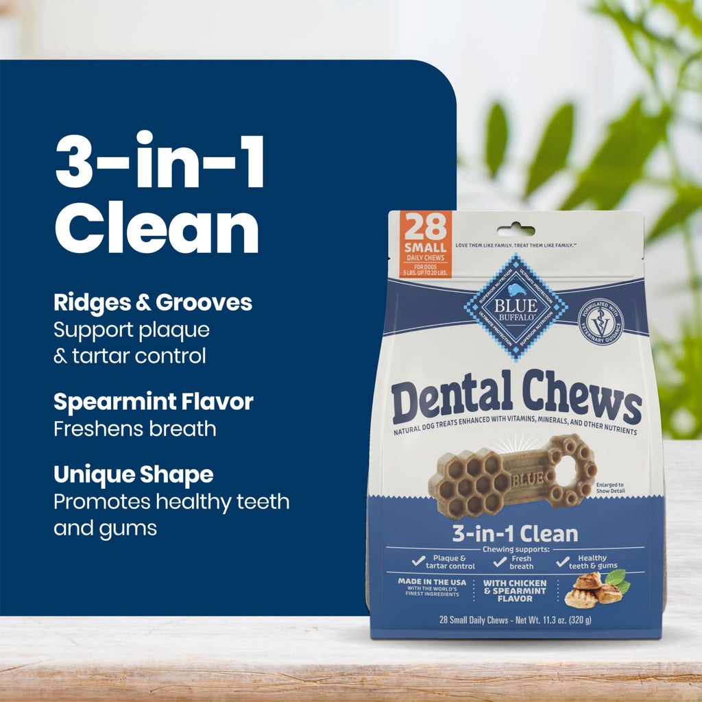 Chicken & Spearmint Small Dental Chews, 11.3 oz, 28 ct Y536508