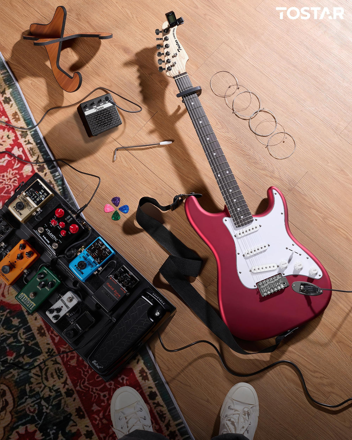 Red Electric Guitar Kit E68433