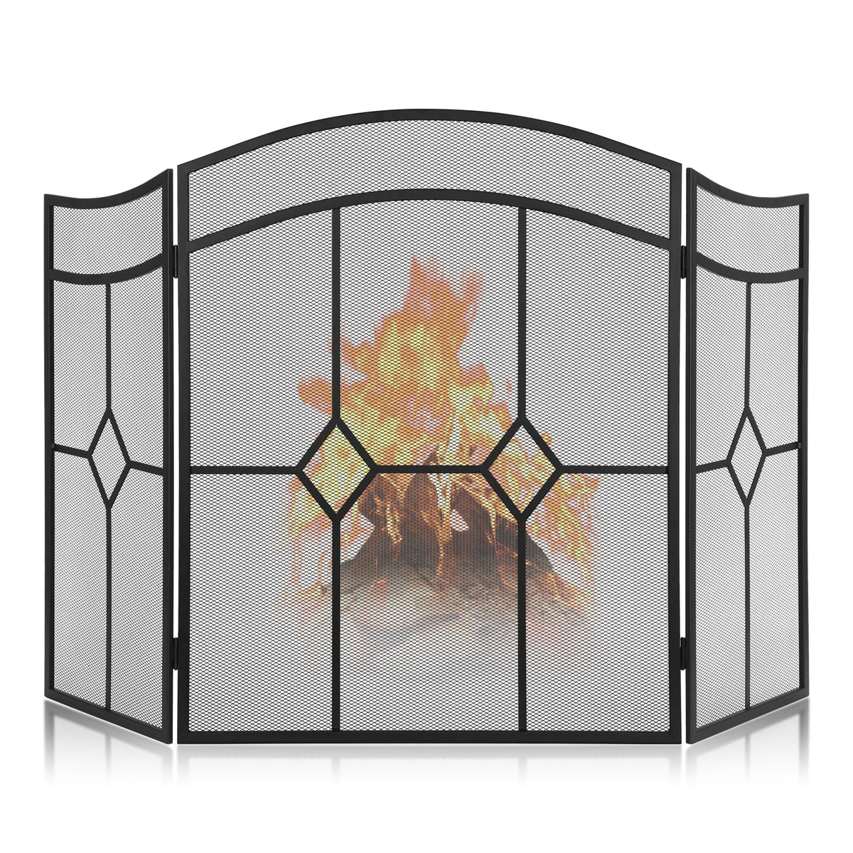 Fireplace Screen 3 Panel 48" x 30" S8316