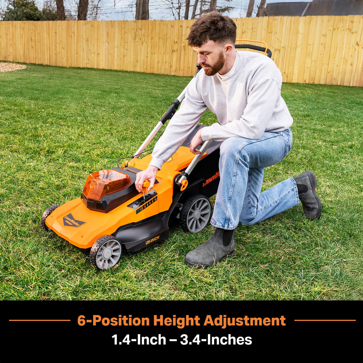 21 Inch Brushless Cordless Lawn Mower M6089