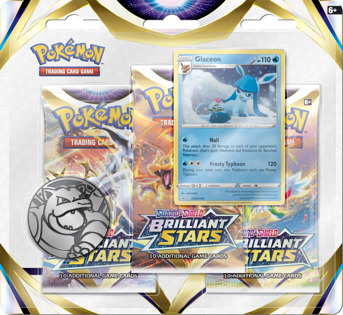 Pokemon TCG Three-Booster Blister R3406
